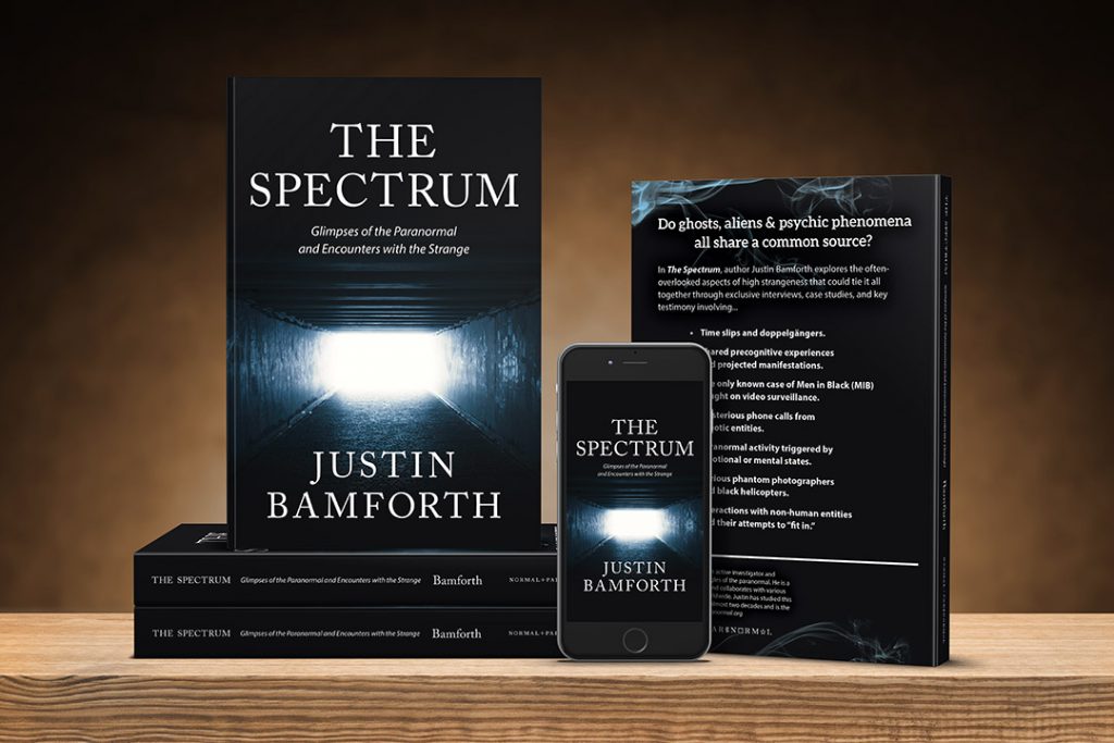 The Spectrum: Glimpses of the Paranormal and Encounters with the Strange book is available on Amazon.