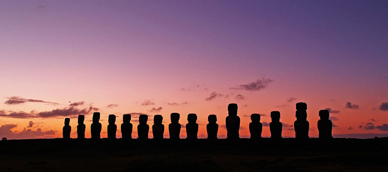 Easter Island heads