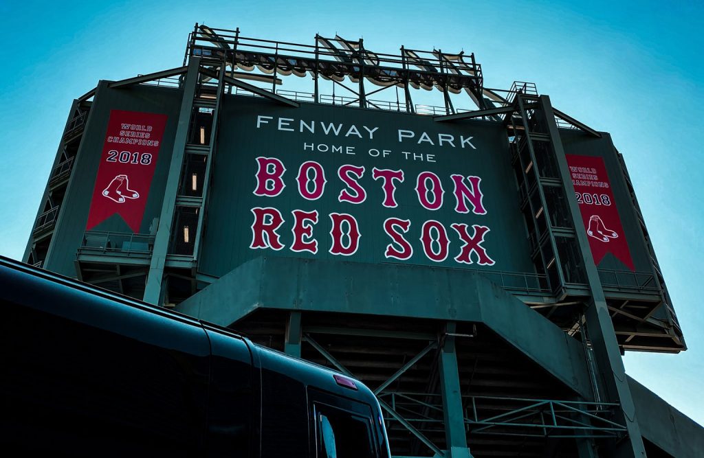 Fenway Park, home of the Boston Red Sox baseball team.