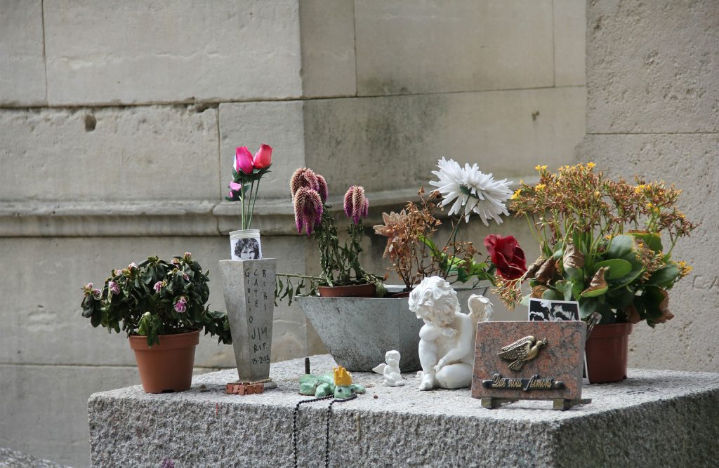 Jim Morrison's grave.